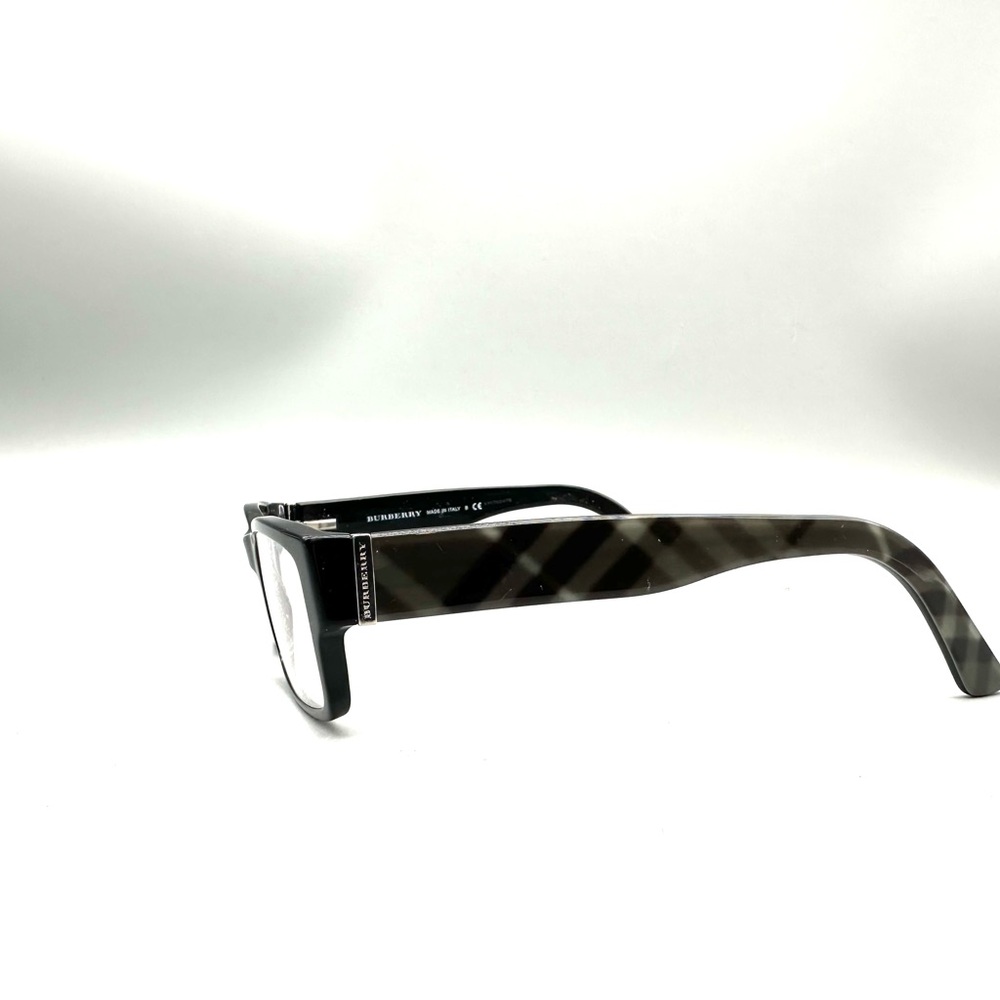 Burberry Dark Gray Rectangular Glasses Thick Temp… - image 3